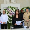 INTRAN deposita ofrenda floral en honor a los Padres de la Patria