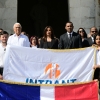 INTRAN deposita ofrenda floral en honor a los Padres de la Patria